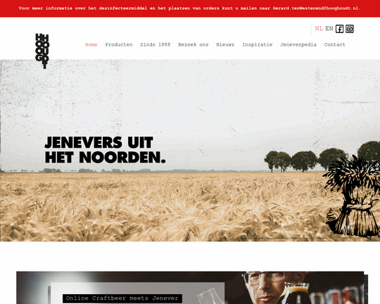 Distilleerderij Hooghoudt Logo