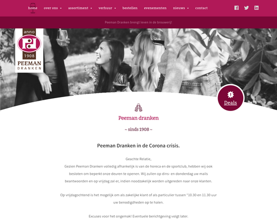 Peeman Dranken Logo