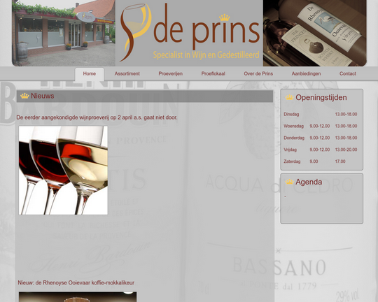 Slijterij De Prins Logo
