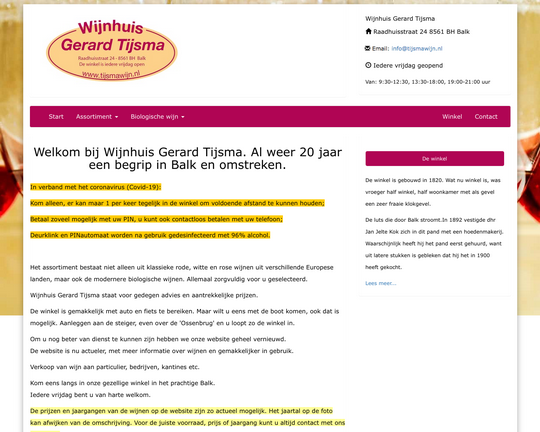 TijsmaWijn Logo