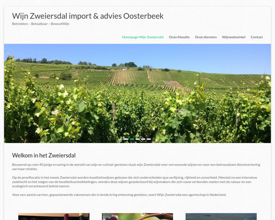 Wijn Zweiersdal import & advies Oosterbeek Logo
